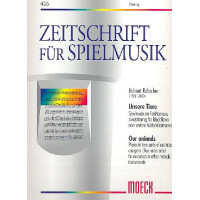 Unsere Tiere für 2 Sopranblockflöten