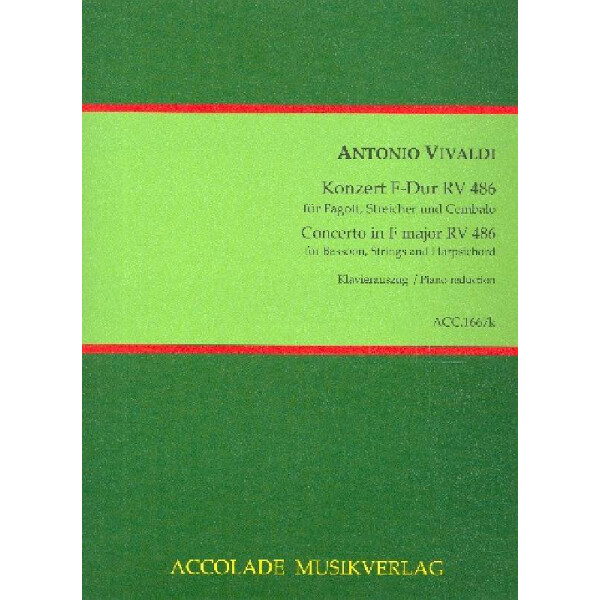 Konzert F-Dur RV486 für Fagott, Streichorchester und Cembalo