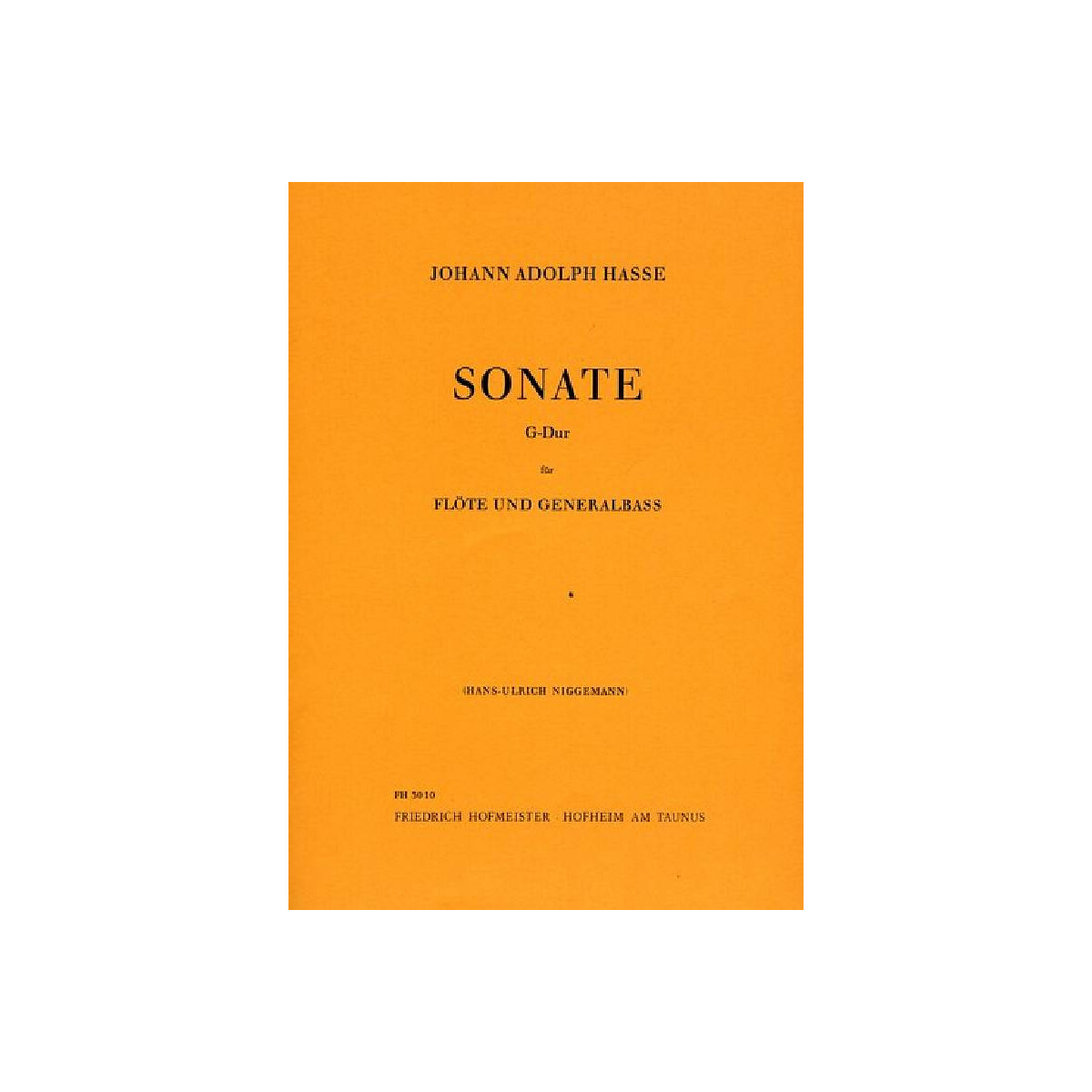 Sonate G-Dur für Flöte und Kla box