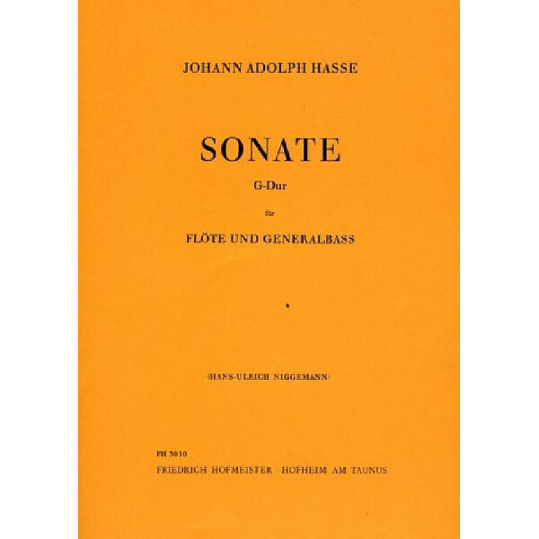 Sonate G-Dur für Flöte und Klavier