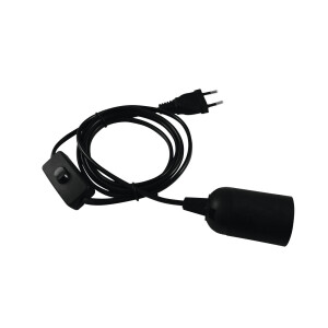 Eurolite E-27 Fassung Netzkabel Stecker Schalter