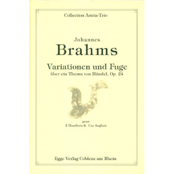 Variationen und Fuge op.24 über ein Thema von Händel