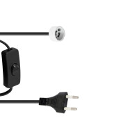 Eurolite GU-10 Fassung Netzkabel Stecker Schalter