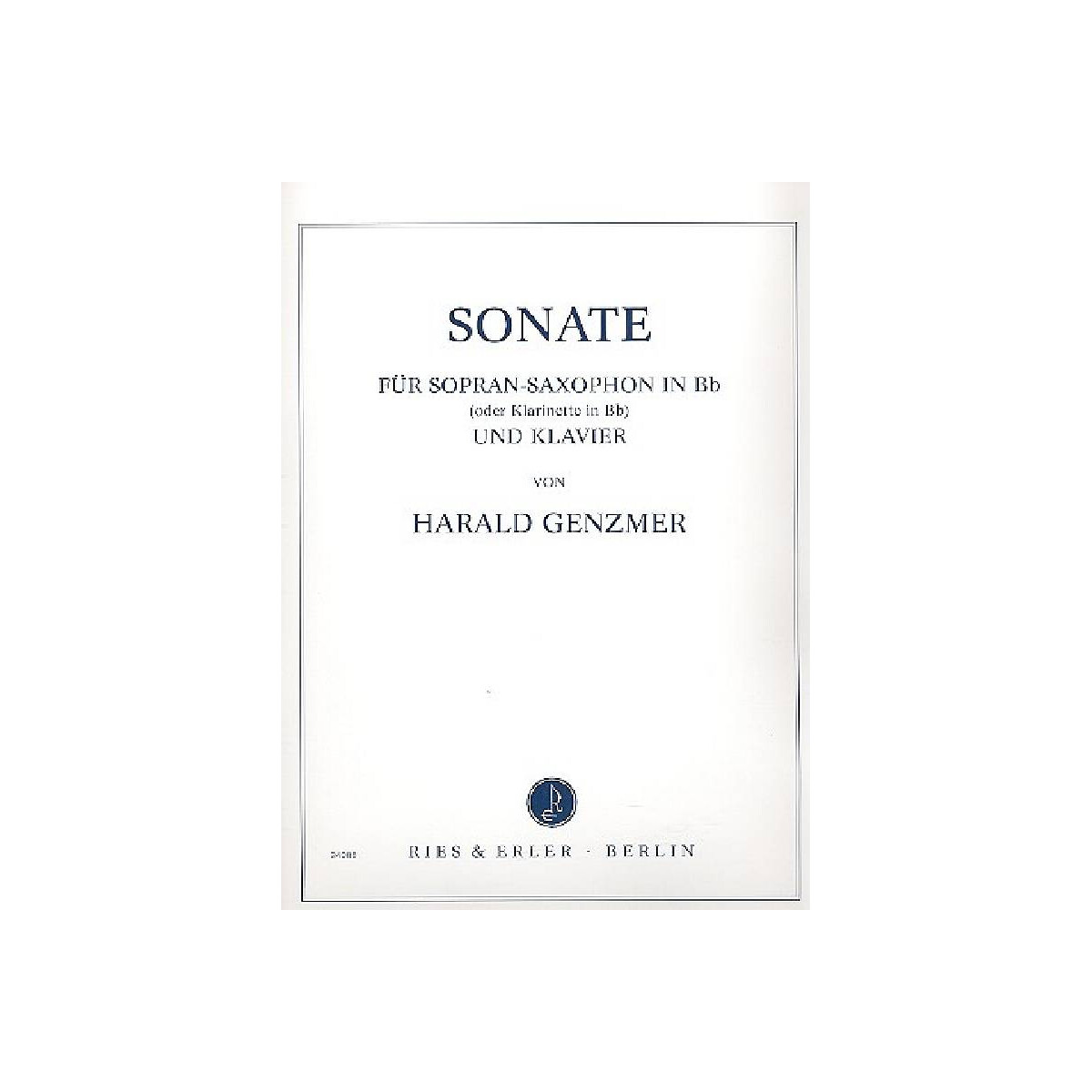 Sonate für Sopransaxophon und box