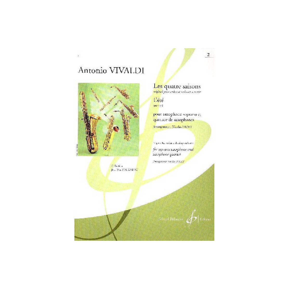 Concerto op.8,2 pour violon et orchestre box