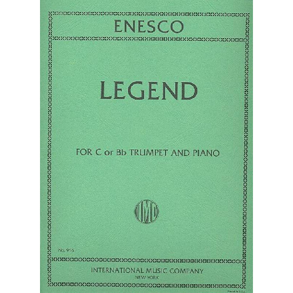 Legend for trumpet and piano