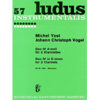 Duo d-Moll Nr.4 für 2 Klarinetten