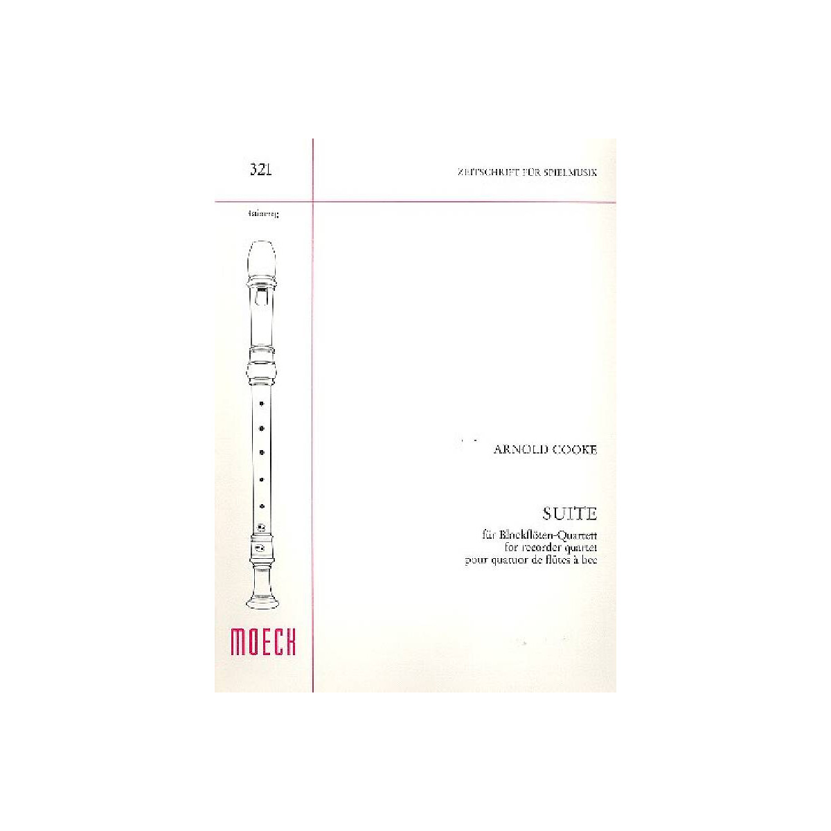 Suite für 4 Blockflöten (SATB) box