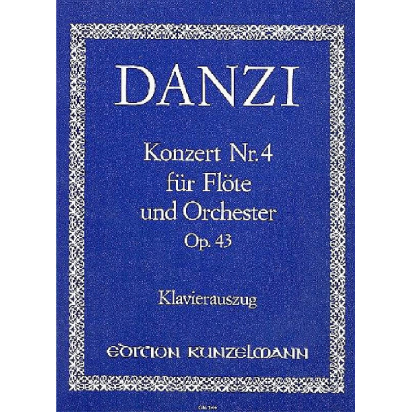 Konzert D-Dur Nr.4 op.43 für Flöte und Orchester