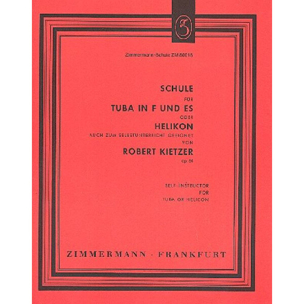 Schule op.84 für Tuba in F/Es