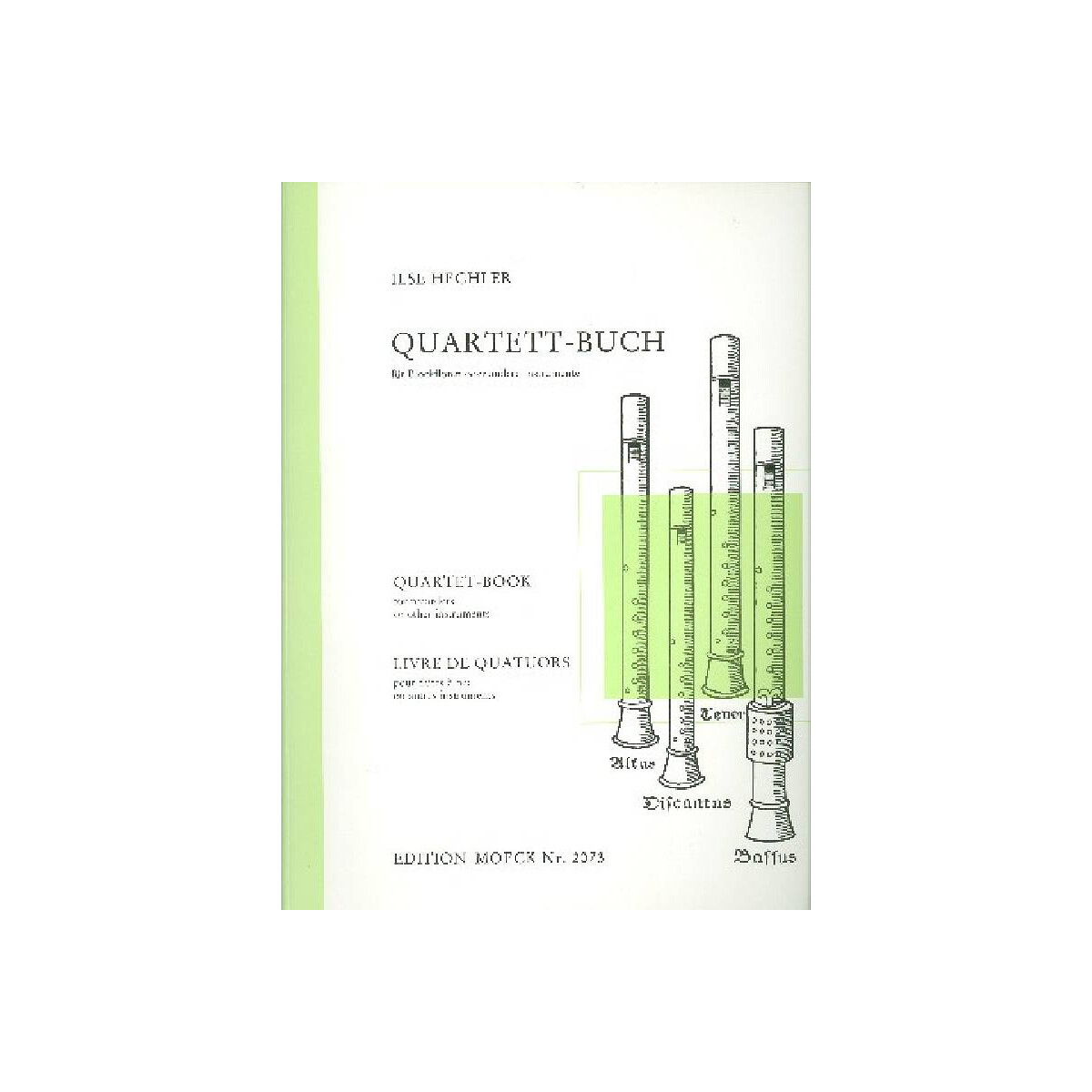 Quartett-Buch für 4 Blockflöte box