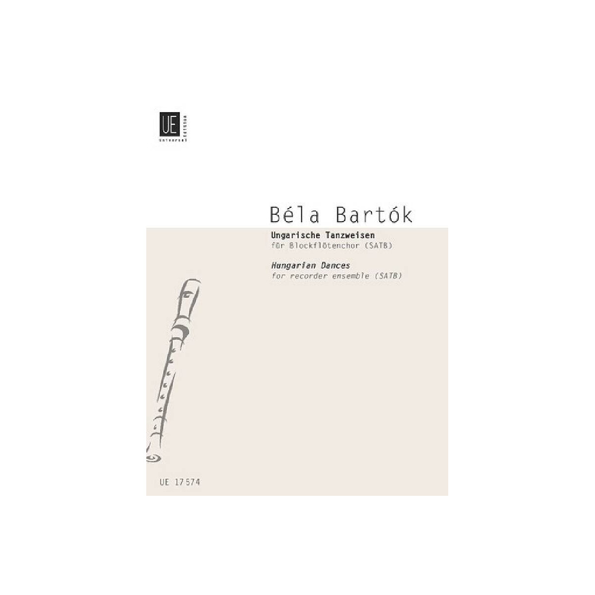 Ungarische Tanzweisen für 4 Blockfl box