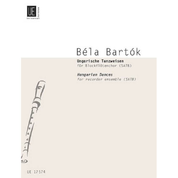 Ungarische Tanzweisen für 4 Blockflöten (SATB)