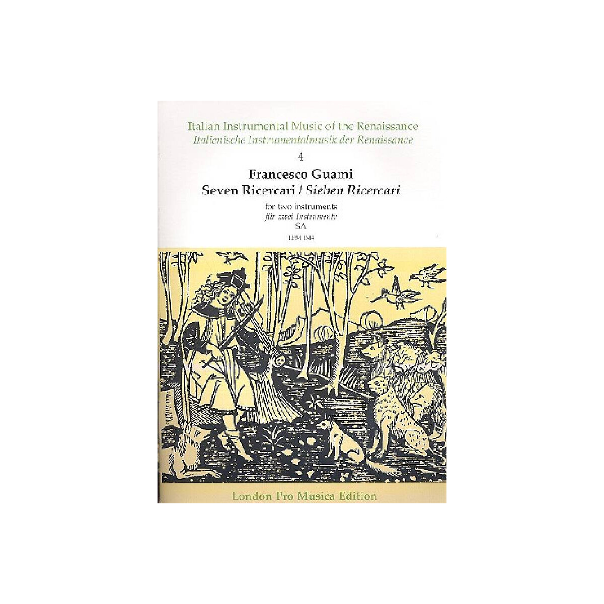 7 ricercari (1588) for 2 instruments (SA box