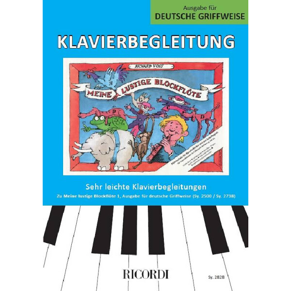 Meine lustige Blockflöte - Klavierbegleitung