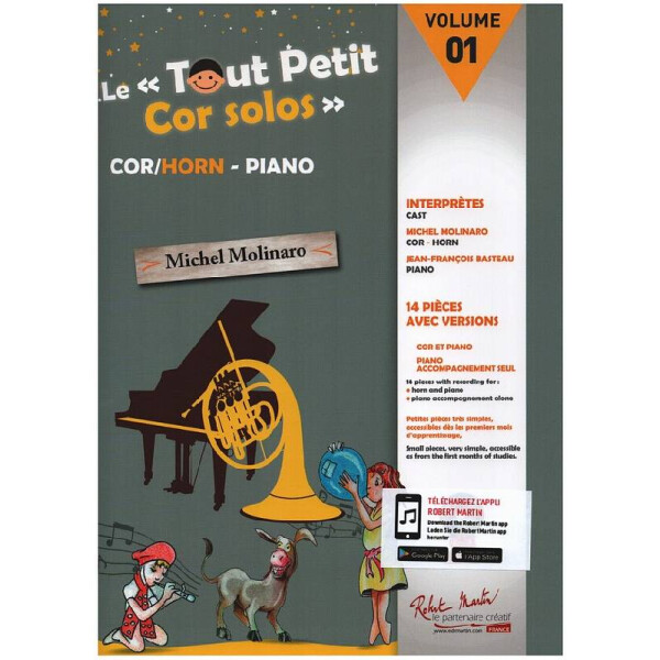 Les tout petit cor solos vol.1 (+Online Audio)