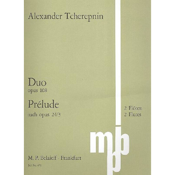 Duo op.108 und Prélude nach op.24,3