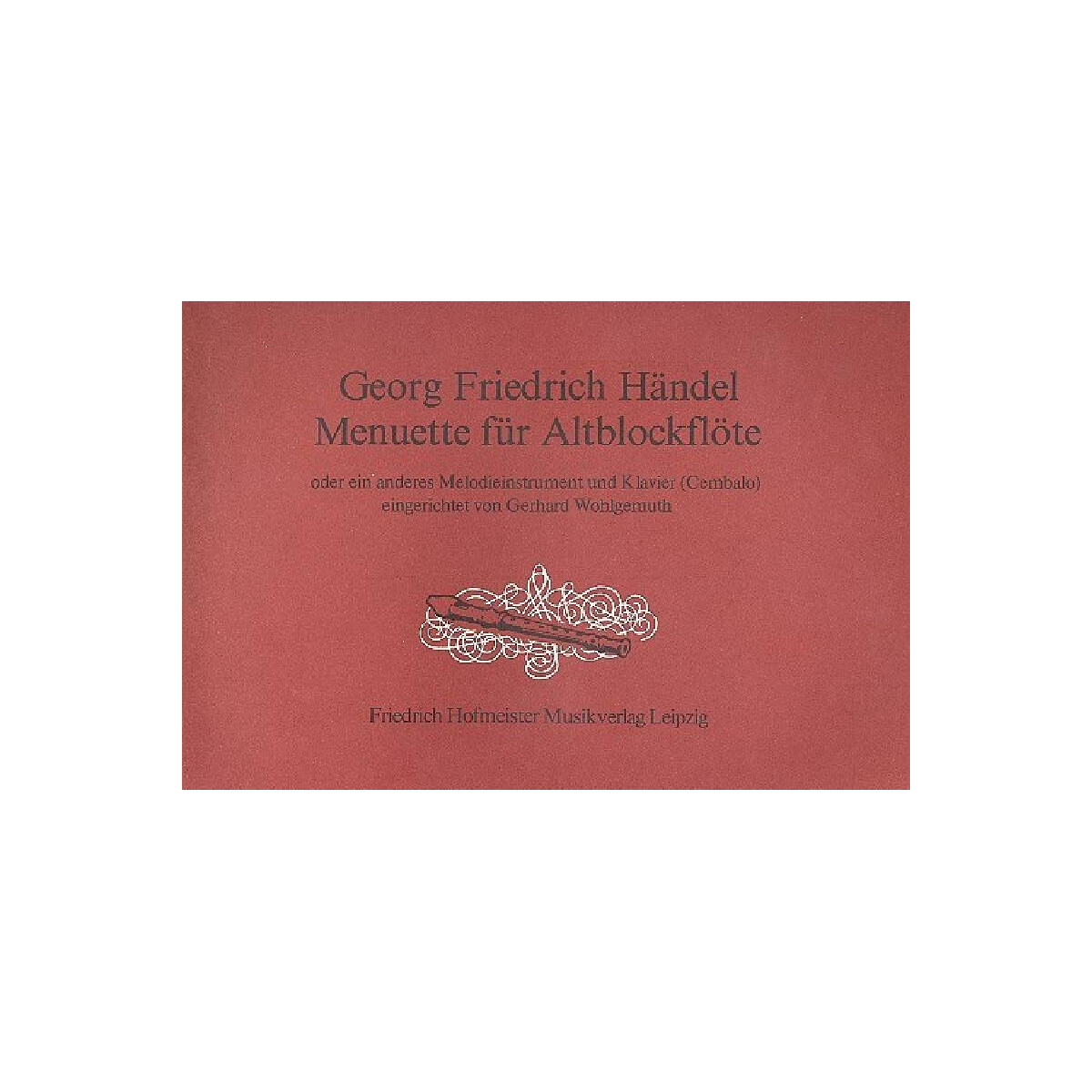 Menuette f&uuml;r Altblockfl&ouml;te oder