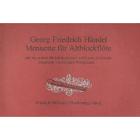 Menuette für Altblockflöte oder