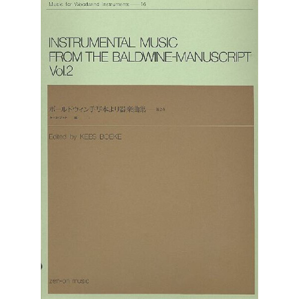 Instrumental Music from the Baldwine-Manuscript vol. 2