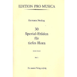 30 Spezial-Etüden Band 1