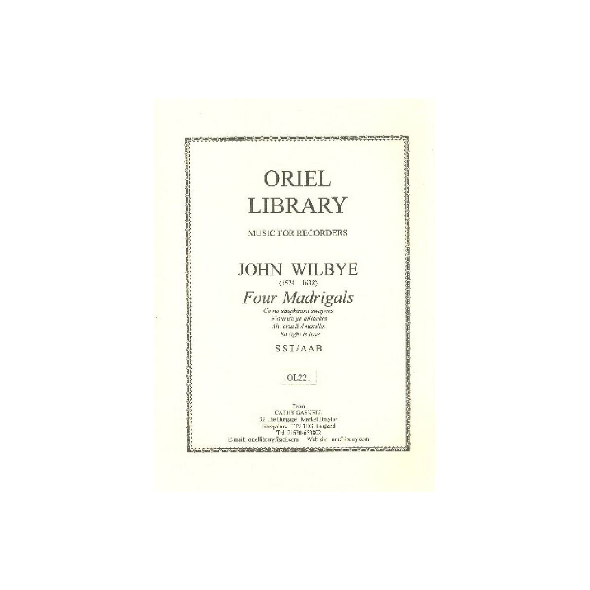 4 Madrigals