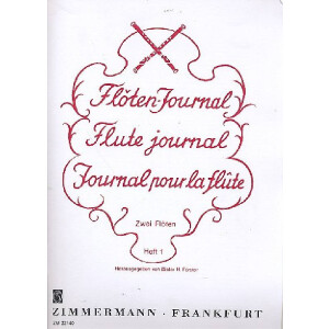 Fl&ouml;ten-Journal Band 1 f&uuml;r 2...