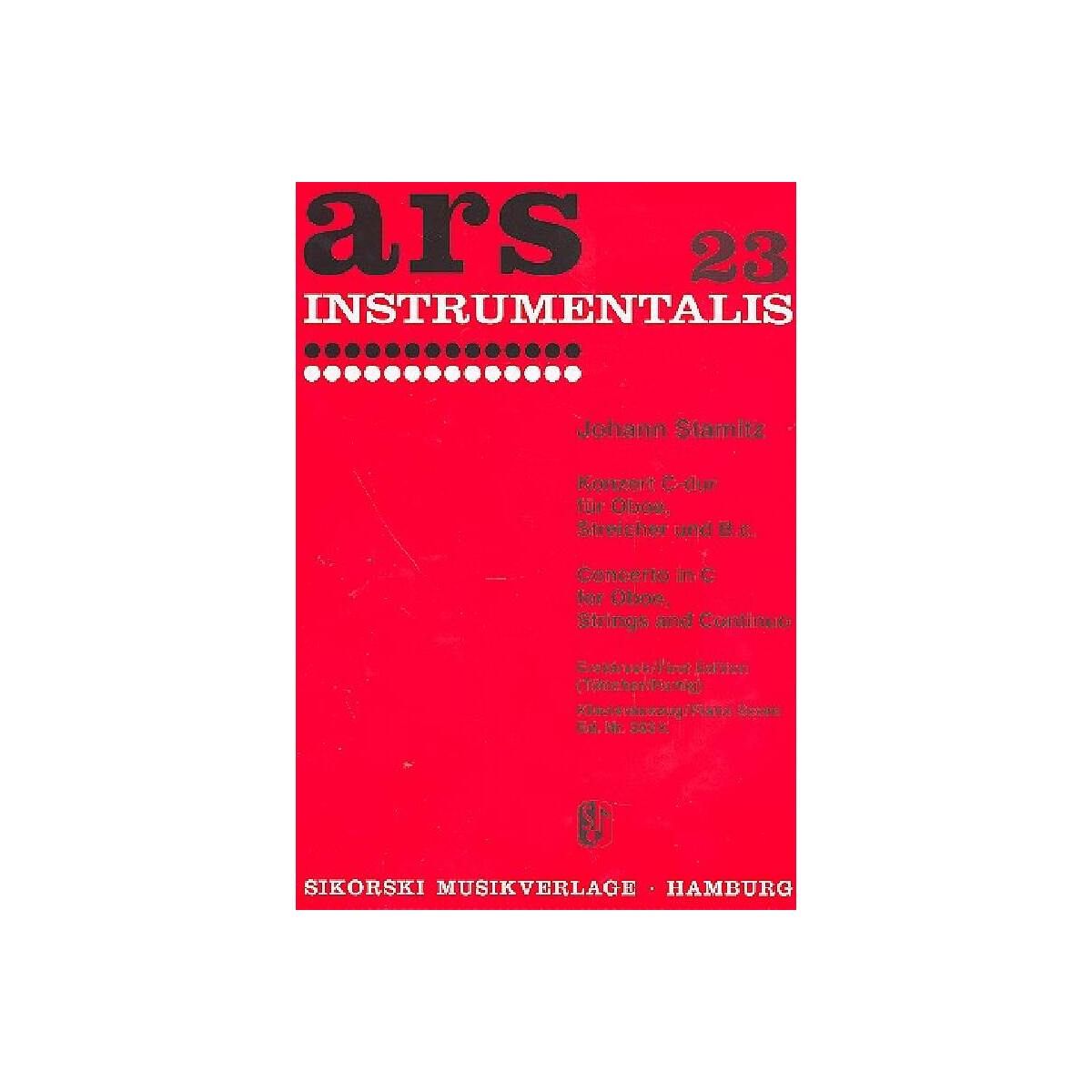 Konzert C-Dur für Oboe, Streicher box