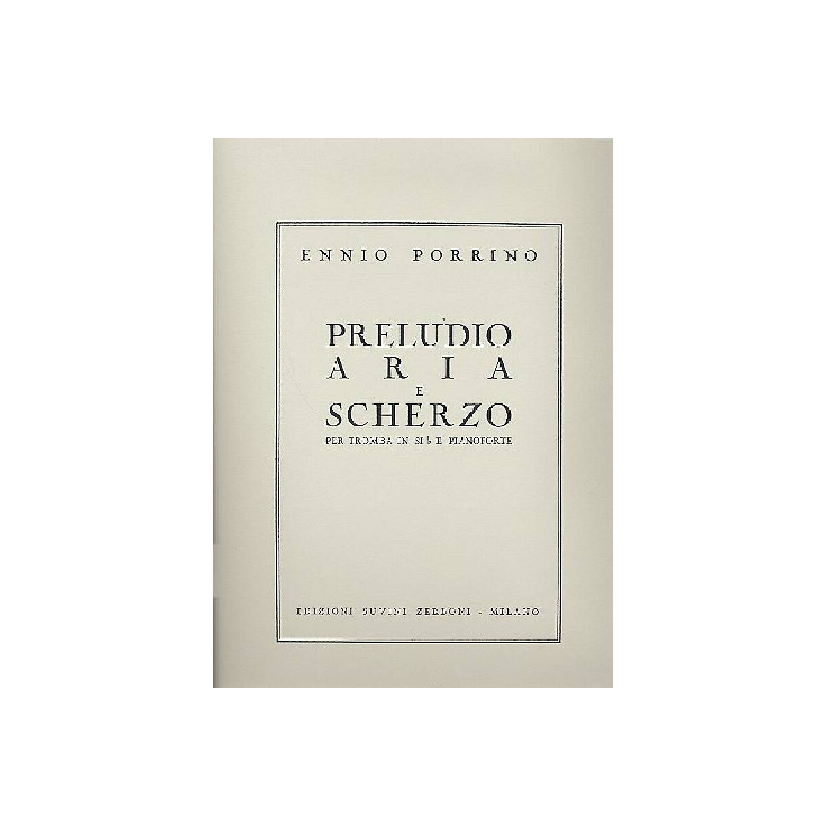 Preludio, Aria e Scherzo per