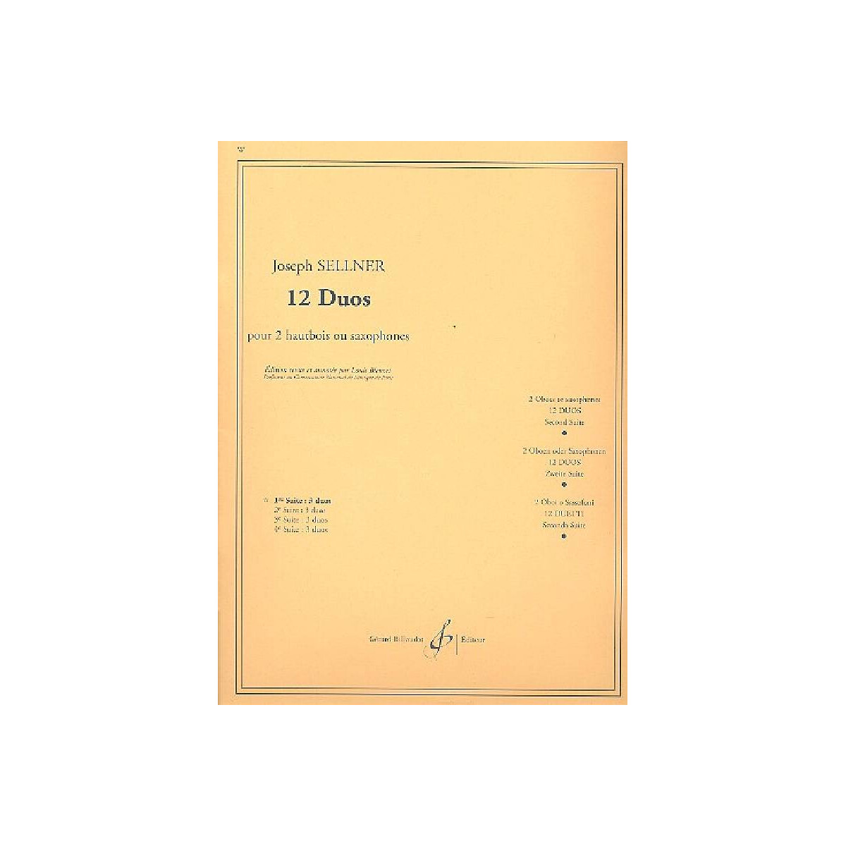 12 Duos vol.1 (nos.1-3) pour box