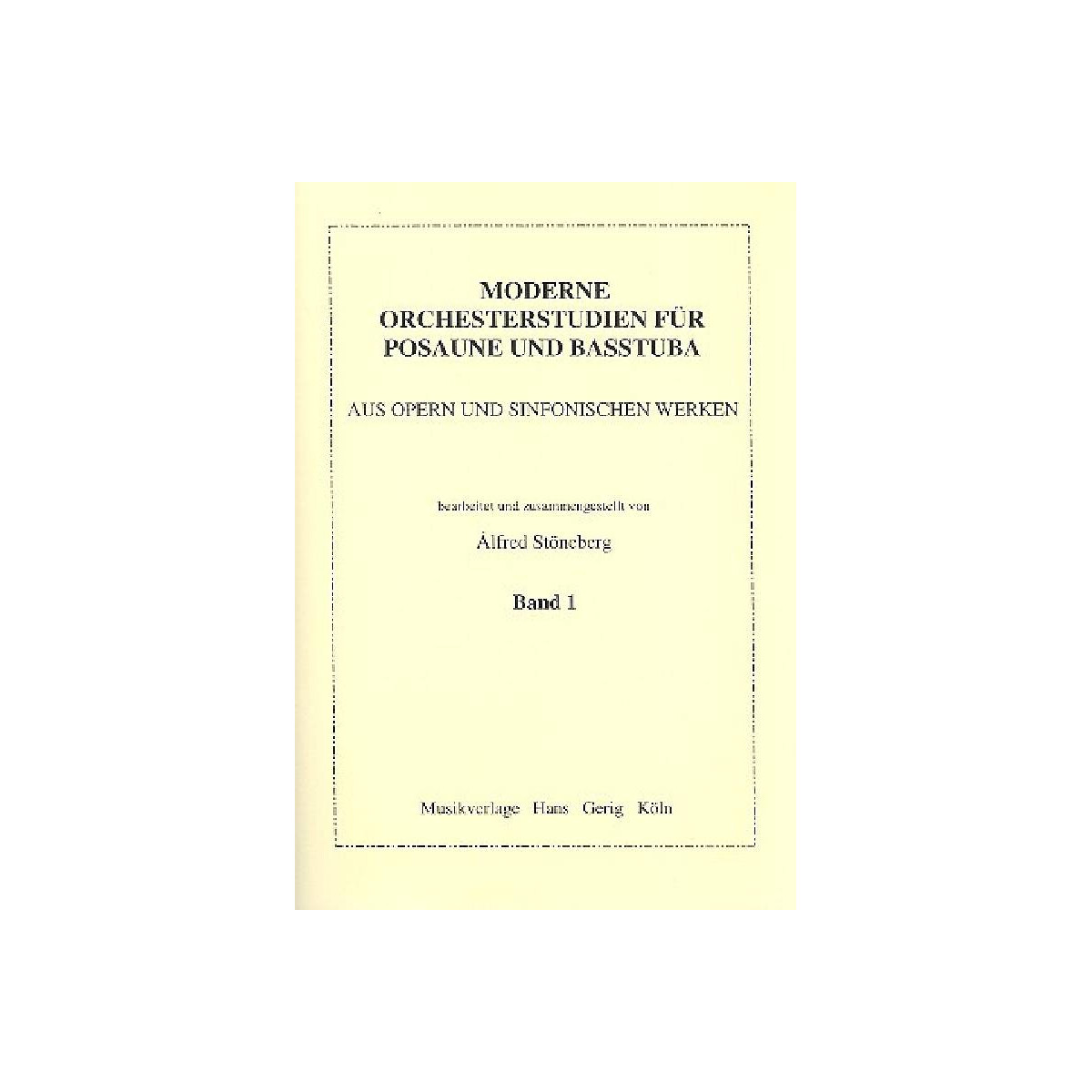 Moderne Orchesterstudien Band 1 box