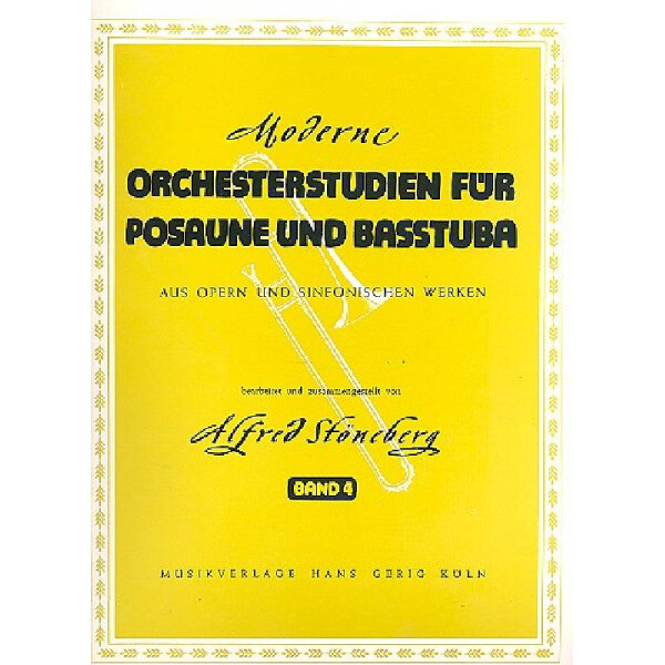 Moderne Orchesterstudien Band 4