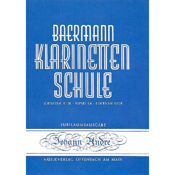 Klarinettenschule Band 6 Zweiter Teil op.64
