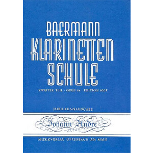 Klarinettenschule Band 6 Zweiter Teil op.64