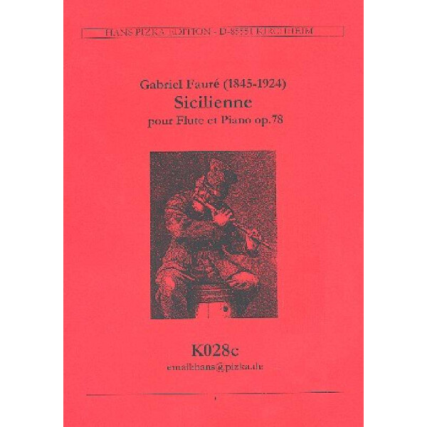 Sicilienne op.78 für Flöte