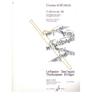 3 pieces op.34 pour basson et