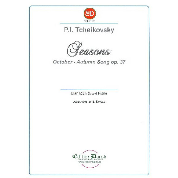 Oktober - Herbstlied op.37,10