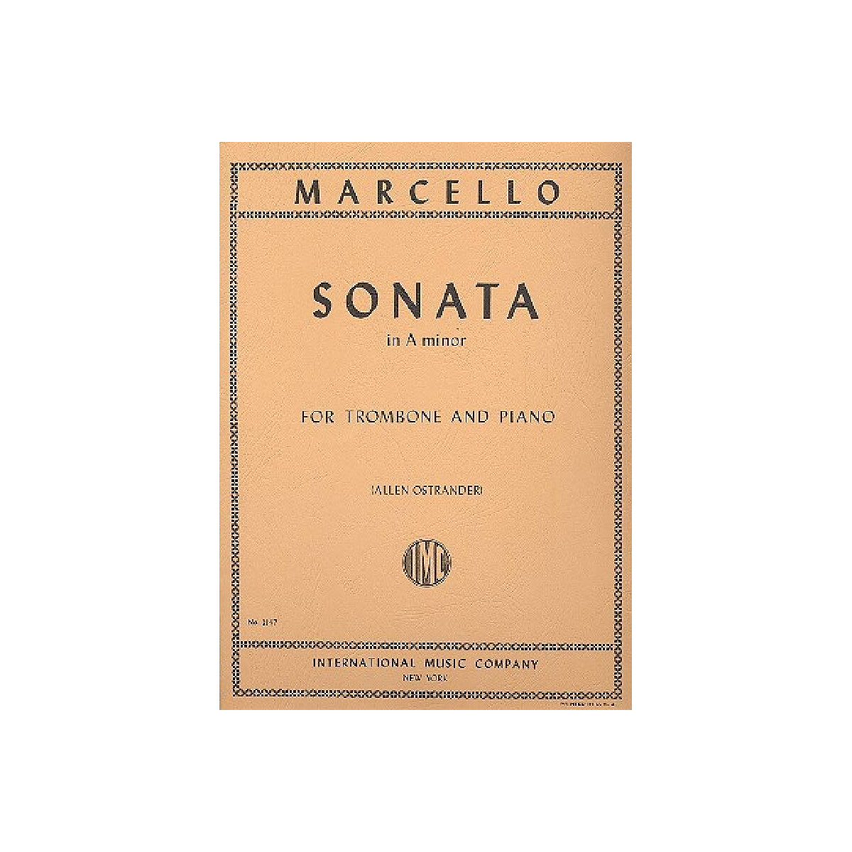 Sonata a minor for trombone and box
