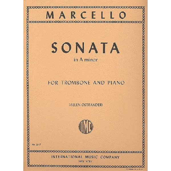 Sonata a minor for trombone and