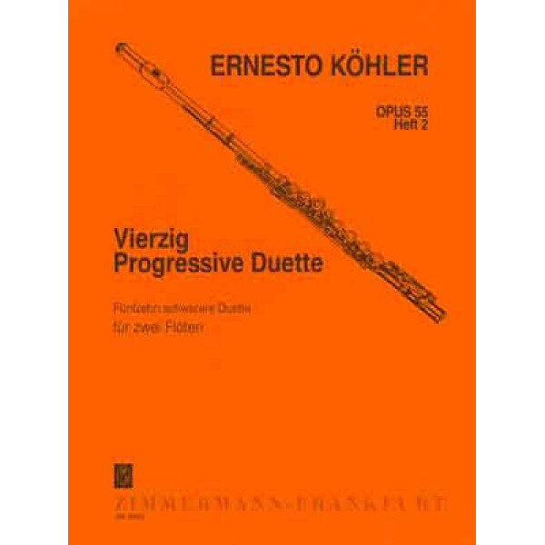 40 progressive Duette op.55 Band 2