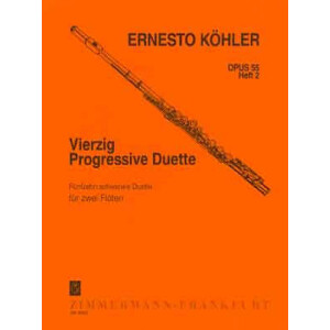 40 progressive Duette op.55 Band 2