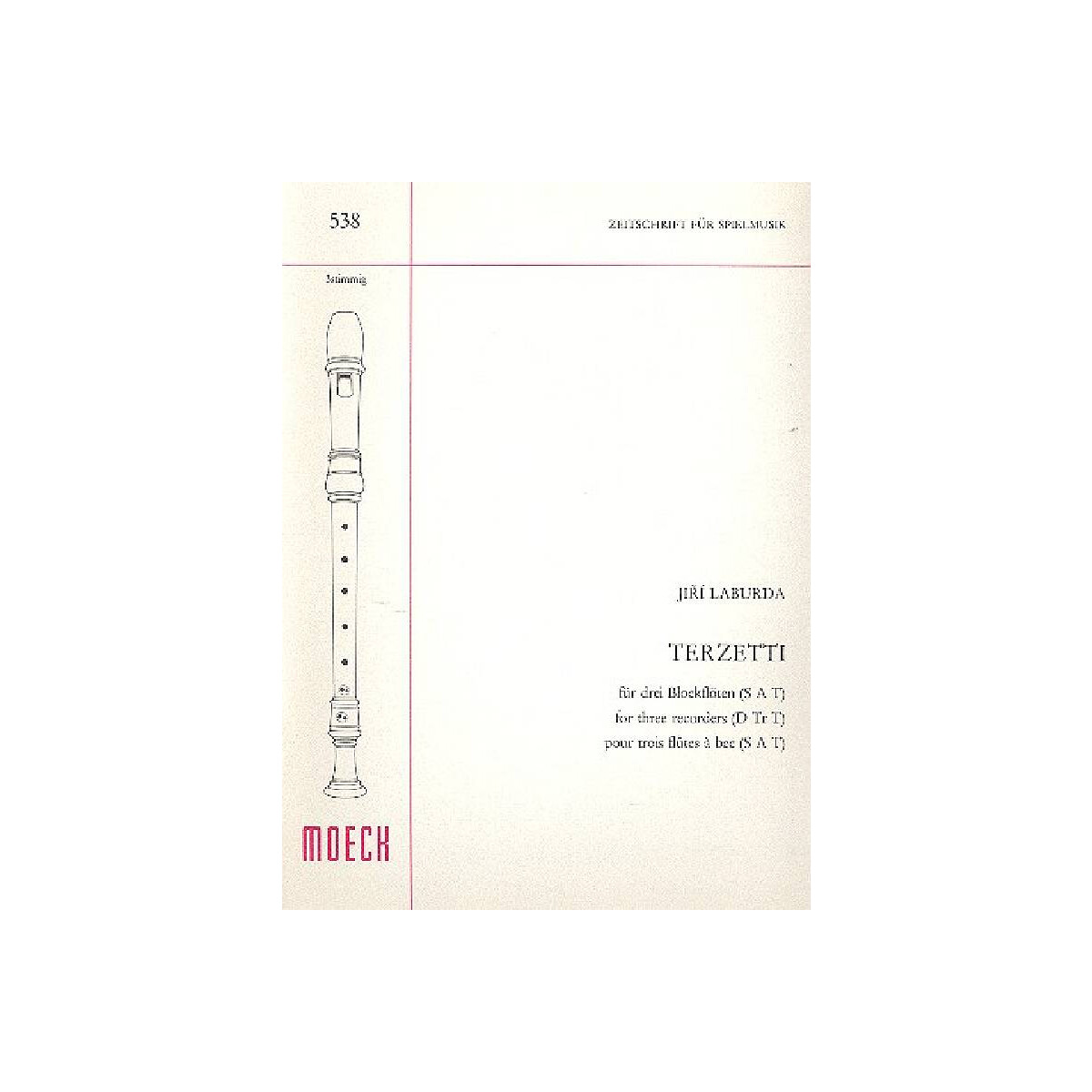 Terzetti für 3 Blockflöten (SA box