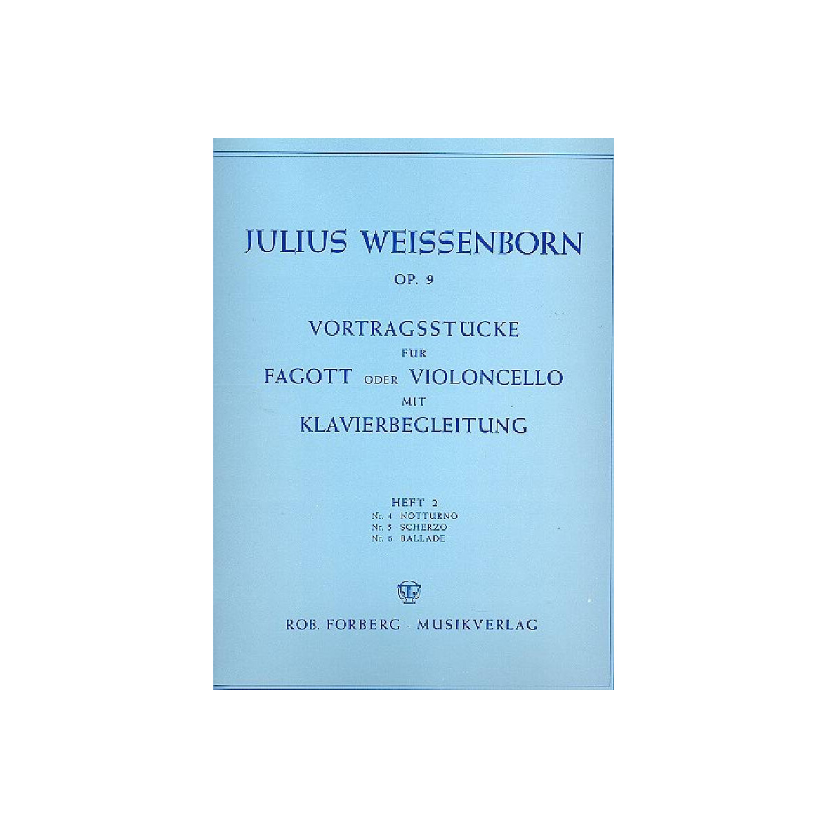 Vortragsstücke op.9 Band 2 box