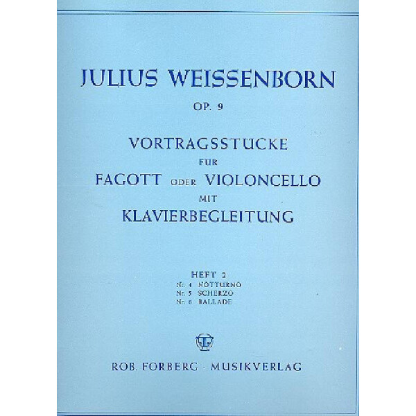 Vortragsstücke op.9 Band 2