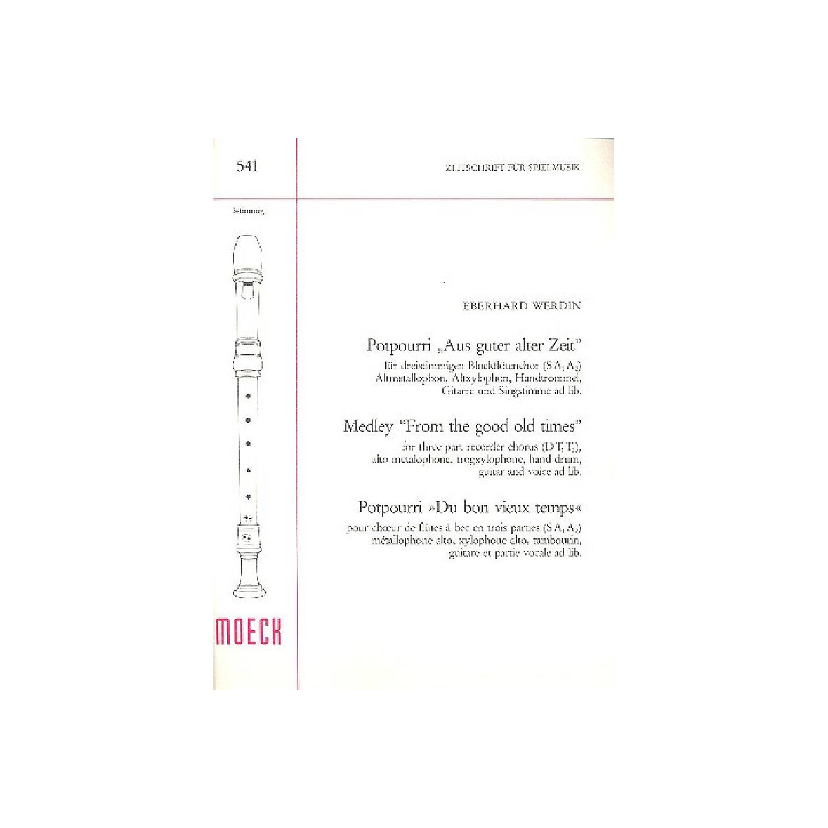 Potpourri aus guter alter Zeit box