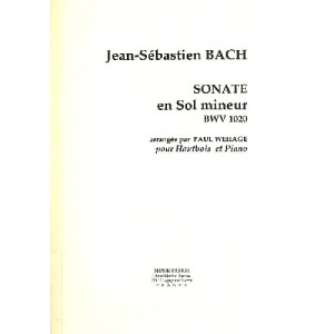 Sonate en sol mineur BWV1020