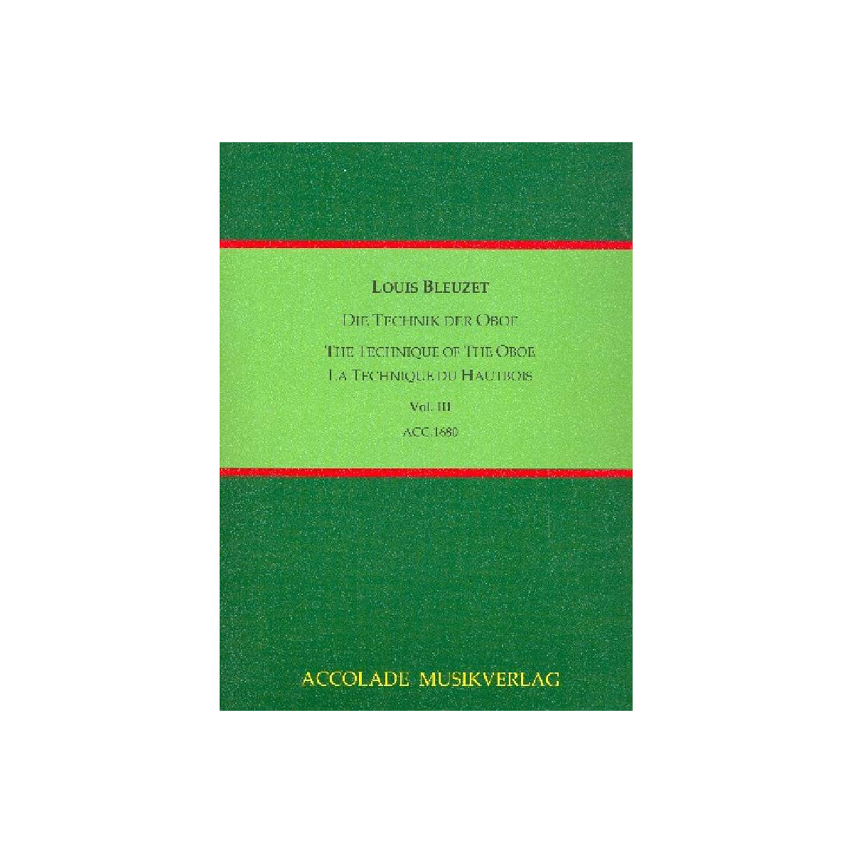 Die Technik der Oboe Band 3 (dt/frz/en) box