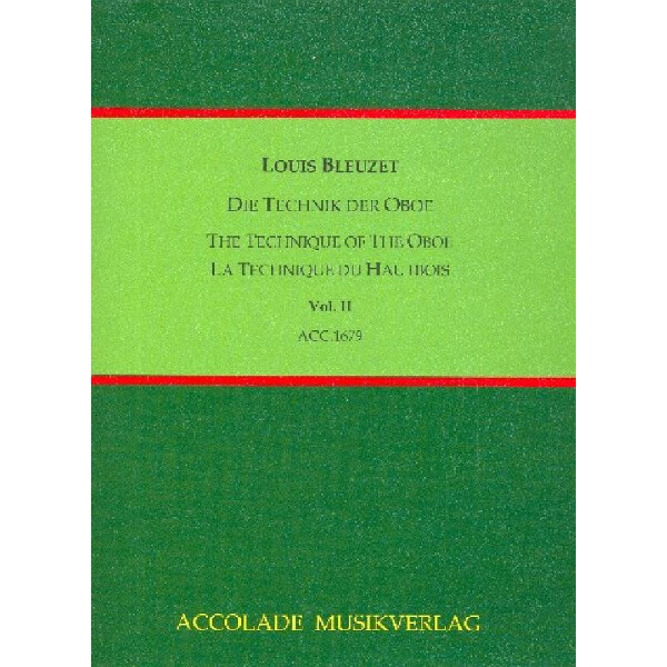 Die Technik der Oboe Band 2 (dt/frz/en)