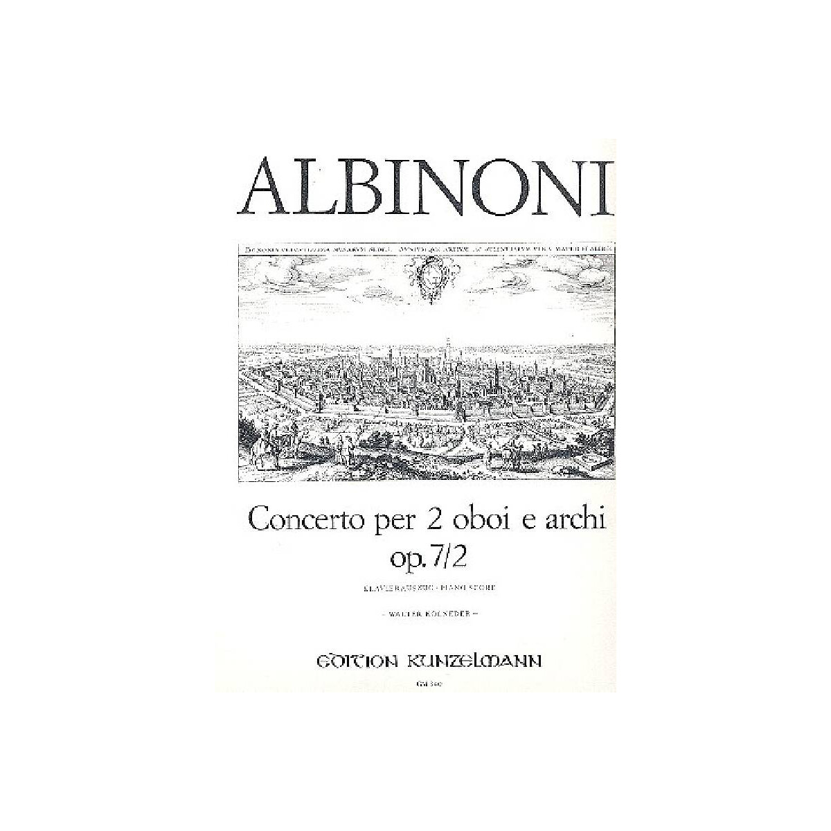 Konzert C-Dur op.7,2 für 2 Oboen un box