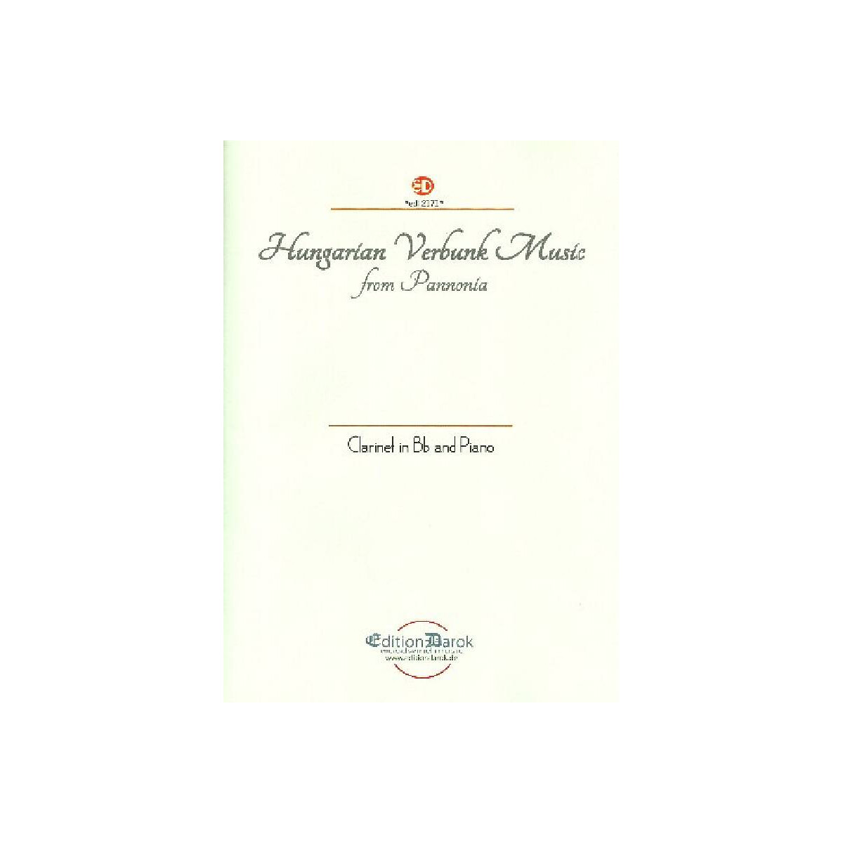 Hungarian Verbunk Music from Pannonia box